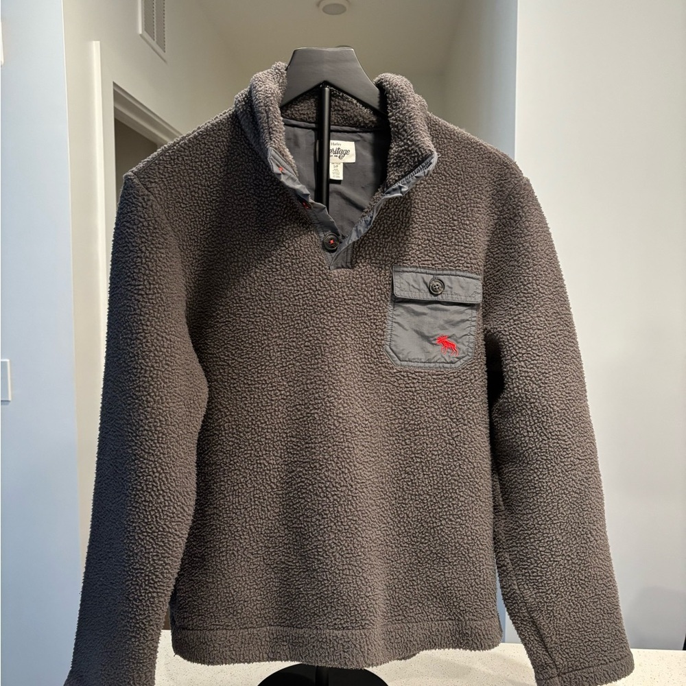 Hatley Heritage Gray Fleece Jacket